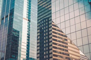 Glass Building In Chicago, Illinois Wallpaper