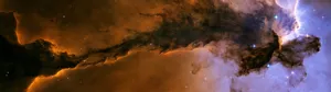 Glimpse Into The Infinite Beauty Of Space From The View Of Earth. Wallpaper