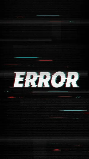 Glitch Error Screen Wallpaper