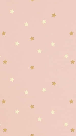 Glittering Tones Of Light Pink And Gold Adorn The Walls Wallpaper