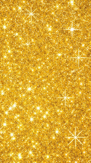 Glittery Gold Sparkle Iphone Wallpaper