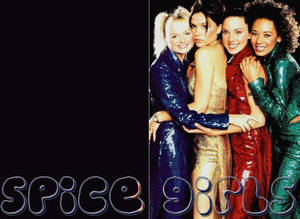 Glittery Spice Girls Photo Shot Wallpaper