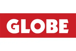 Globe Logo On A Red Background Wallpaper