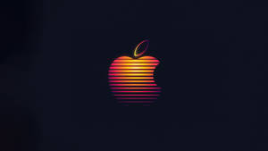 Glowing Apple Logo Wallpaper