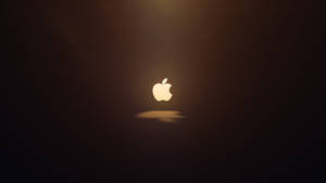 Glowing Apple Logo Macbook Air Wallpaper