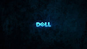 Glowing Blue Dell Laptop Logo Wallpaper