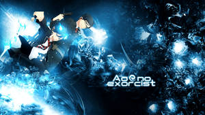 Glowing Blue Flame Blue Exorcist Wallpaper