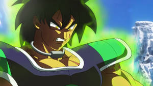 Glowing Green Broly Wallpaper