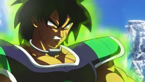 Glowing Green Broly Wallpaper