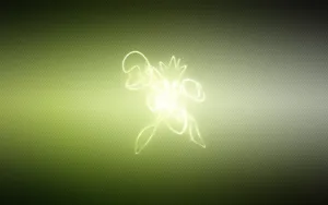 Glowing Green Neon Scizor From Pokemon Wallpaper