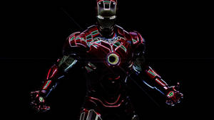 Glowing Marvel Superhero Ironman Hd Wallpaper