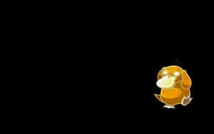 Glowing Yellow Psyduck Wallpaper