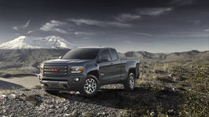 Gmc On A Rocky Road Wallpaper