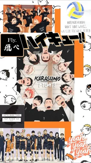 “go Beyond Your Limits - Karasuno High School” Wallpaper