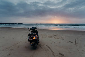 Goa India Black Motorcycle Wallpaper