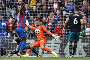 Goalkeeper Fraser Forster In Action Wallpaper