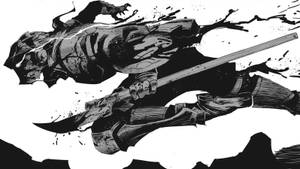 Goblin Slayer Black White Wallpaper