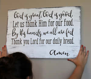 God Is Good Wall Decoration Wallpaper