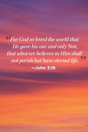 God Quotes John 3:16 Wallpaper
