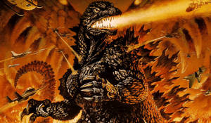 Godzilla 4k Fire Breath Wallpaper