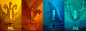 Godzilla Poster Collection Wallpaper
