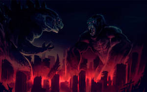 Godzilla Vs King Kong Hd Wallpaper Wallpaper