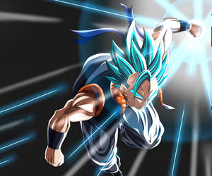 Gogeta Blue From The Movie Dragon Ball Super Broly Wallpaper,HD Anime  Wallpapers,4k Wallpapers,Images,Backgrounds,Photos and Pictures