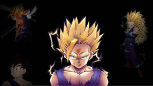 Gohan In Different Forms Wallpaper