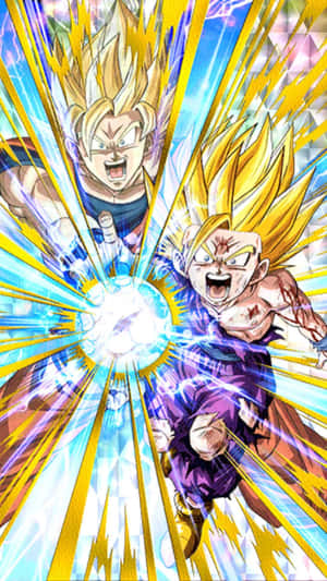 Gohan Iphone Energy With Goku Wallpaper