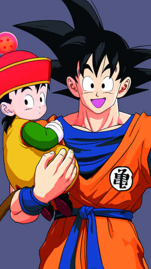 Gohan Iphone Happy Goku And Gohan Wallpaper