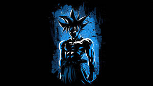 Goku 4k Ultra Hd In Blue Cave Wallpaper