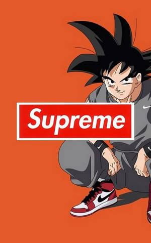 Goku And Orange Supreme Wallpaper