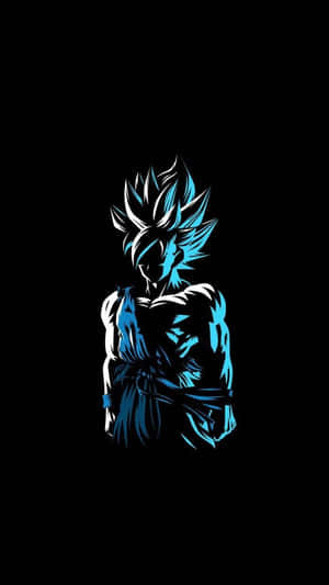 Goku And Vegeta Wield Their Powerful Ki Energy In Dragon Ball Black And White. Wallpaper