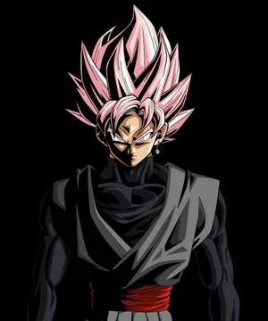 Goku Black Anime Portrait Wallpaper