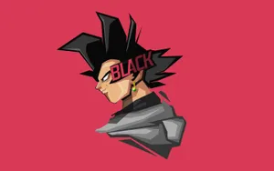 Goku Black On Pink Side Iphone View Wallpaper
