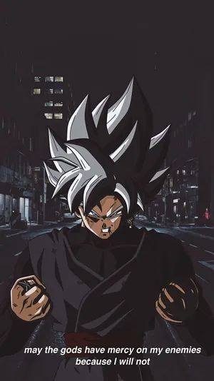 Goku Black Supreme Unleashing A Powerful Energy Attack Wallpaper