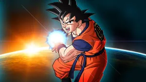 Goku Harnesses The Power Of Super Saiyan Blue In 'dragon Ball Super' Wallpaper