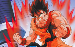 “goku Of Dragon Ball Super Unleashing His Kamehameha Attack!” Wallpaper