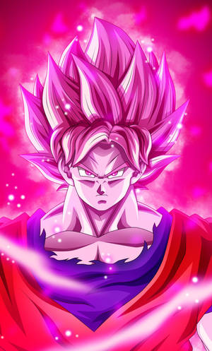 Goku Pink Kaioken Form Wallpaper