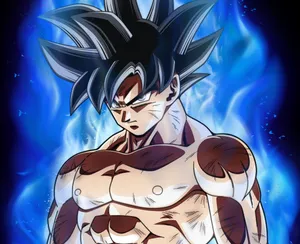Goku Ready For Battle In Dragon Ball Z Wallpaper