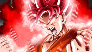 Goku Red Hair Wallpaper