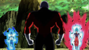 Goku Super Saiyan Versus Jiren Wallpaper