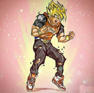 Goku Supreme Leads The Way With Incredible Strength, Power And Determination. Wallpaper
