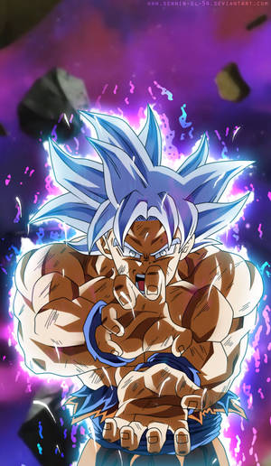 Goku Ultra Instinct Cupped Hands Wallpaper