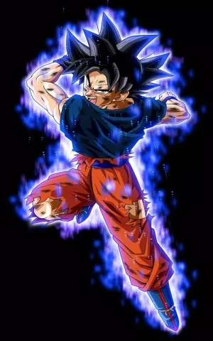 Download Cool Goku Instinto Superior Illustration Wallpaper