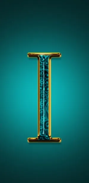 Gold Accented I Wallpaper