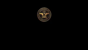 Gold And Black Cia Logo Wallpaper