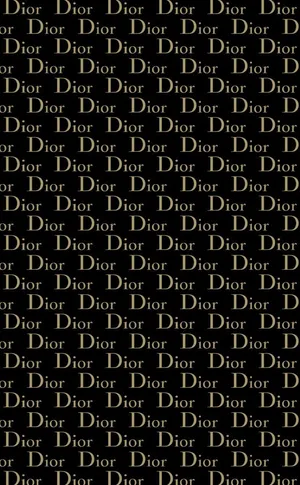 Gold And Black Dior Phone Wallpaper