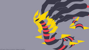 Gold And Red Giratina Wallpaper