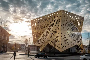 Gold And Silver Architecture Wallpaper